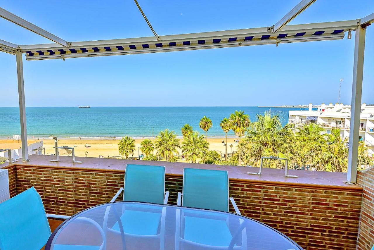 Ocean Sunset Beachfront House With Terraces El Puerto de Santa Maria Exterior photo