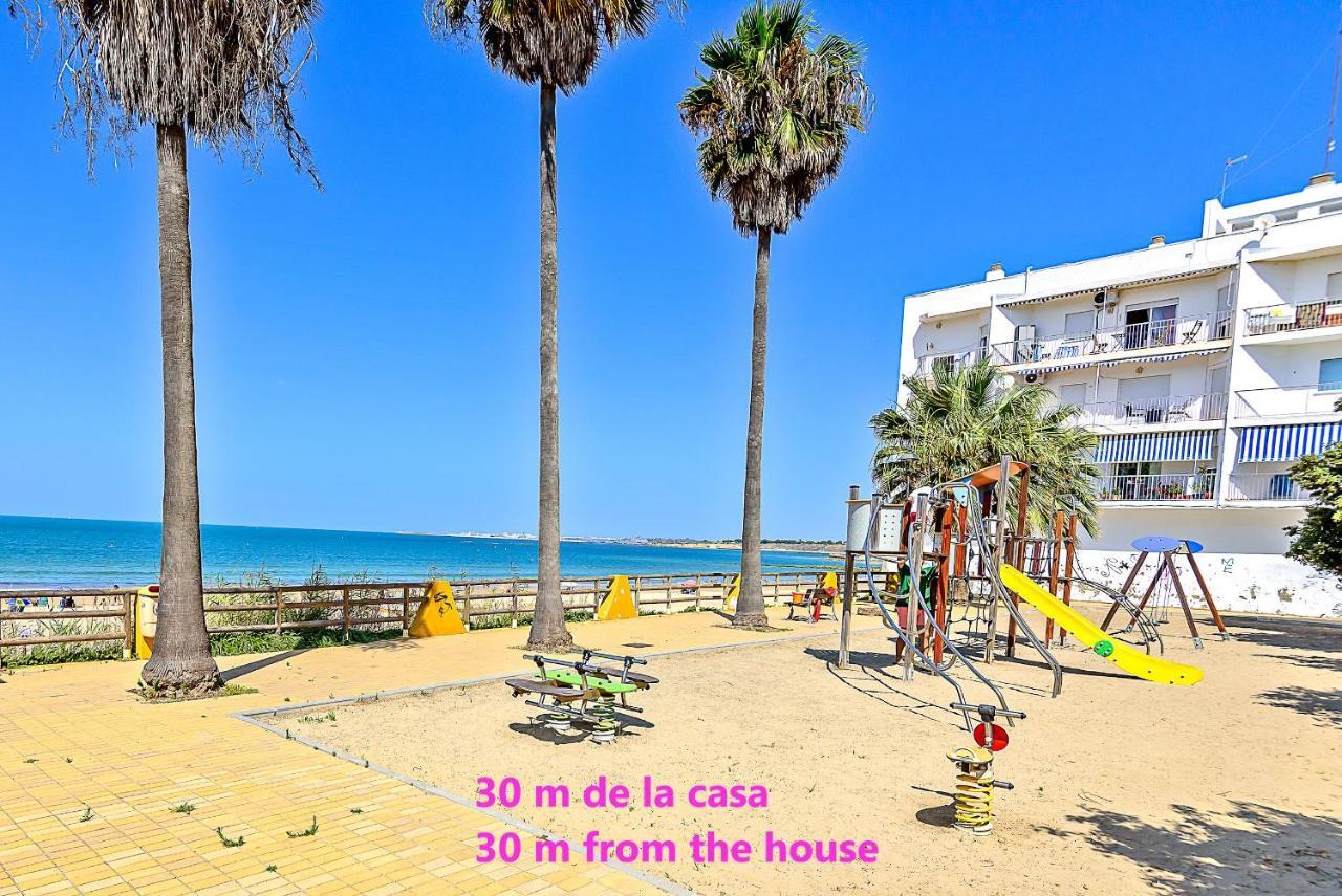 Ocean Sunset Beachfront House With Terraces Villa El Puerto de Santa Maria Exterior photo