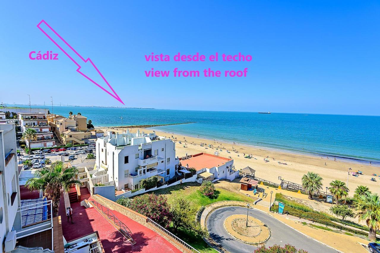 Ocean Sunset Beachfront House With Terraces Villa El Puerto de Santa Maria Exterior photo